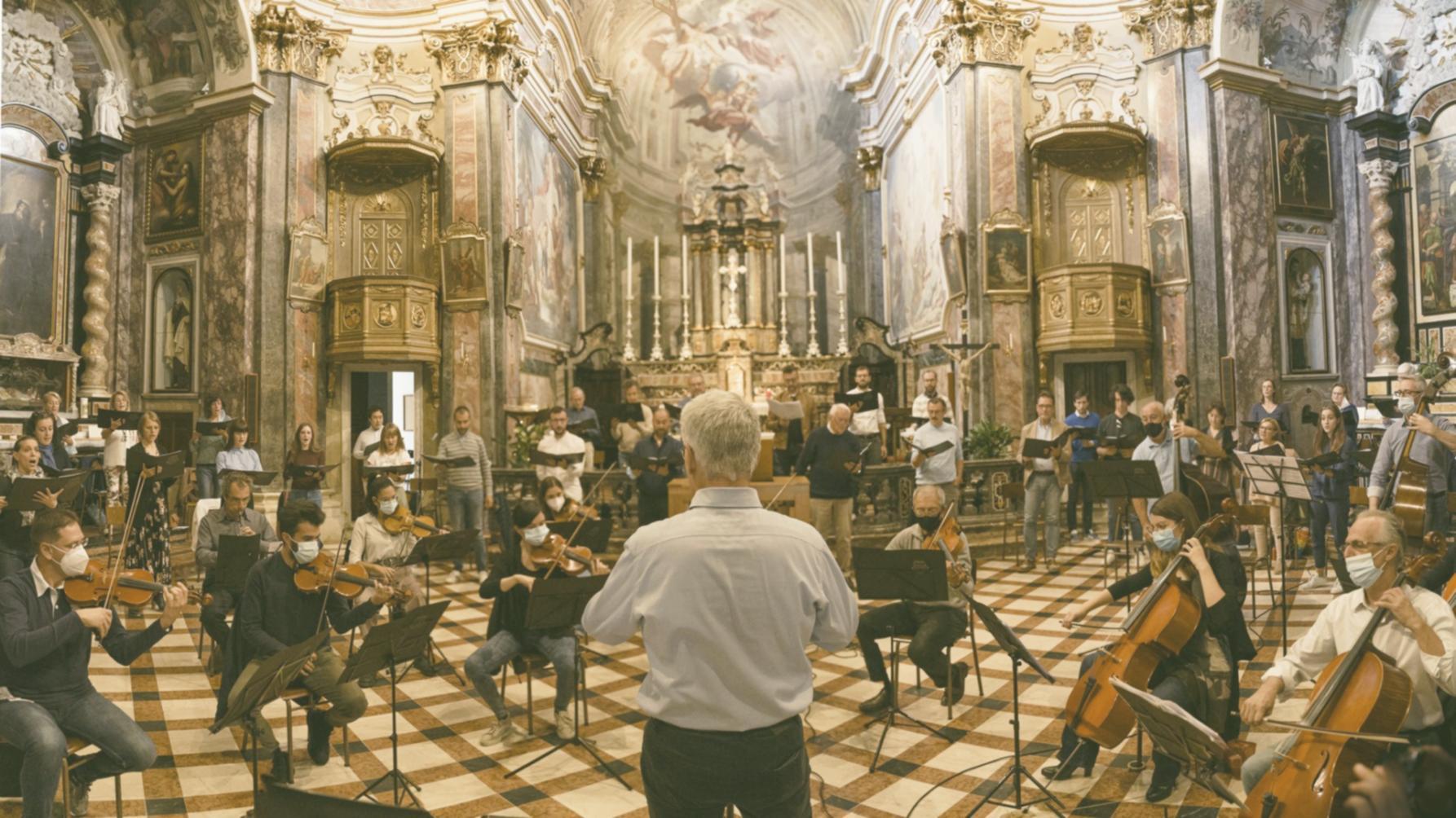Musician reviewing performance feedback on digital platform